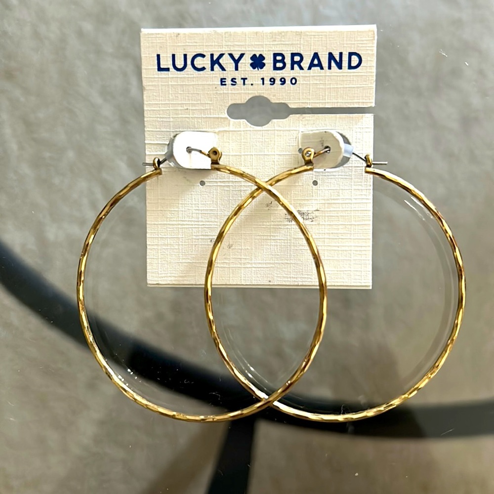 Lucky brand - Gold Hoop Earrings